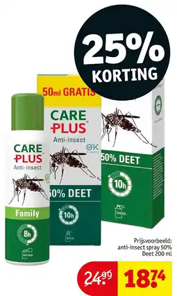 Kruidvat anti-insect spray 50% Deet aanbieding