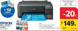 Carrefour Epson printer ecotank et-1810 aanbieding