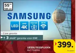 Carrefour SAMSUNG UE55U7020FUXXN aanbieding