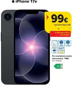 Carrefour iPhone 17e aanbieding
