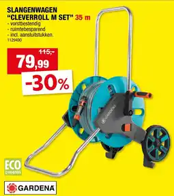 Hubo Gardena Slangenwagen Cleverroll M Set aanbieding