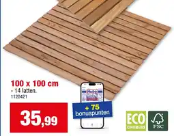 Hubo Tegel Hardhout aanbieding
