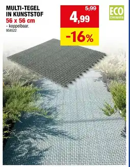 Hubo Multi-Tegel in Kunststof aanbieding