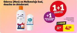 Kruidvat Odorex men en melkmeisje bad douche en deodorant aanbieding