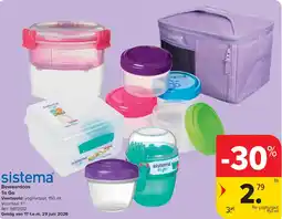Carrefour Sistema bewaardoos to go aanbieding