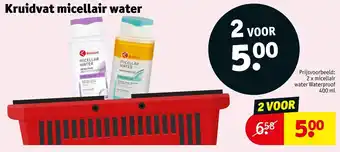 Kruidvat Kruidvat micellair water aanbieding