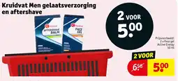 Kruidvat Kruidvat men gelaatsverzorging en aftershave aanbieding