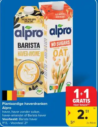 Plantaardige haverdranken alpro