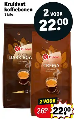 Kruidvat Kruidvat koffiebonen aanbieding