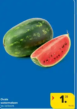 Carrefour Ovale watermeloen aanbieding