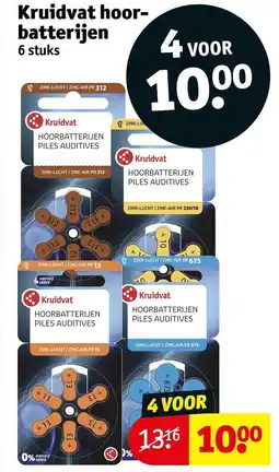 Kruidvat Kruidvat hoor batterijen aanbieding