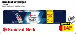 Kruidvat Kruidvat batterijen aanbieding