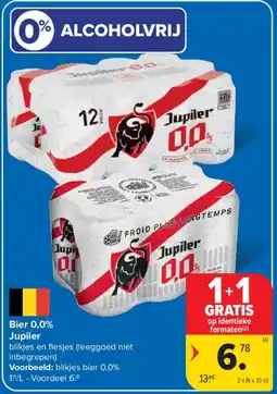 Carrefour Bier 0,0% jupiler aanbieding
