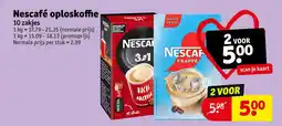Kruidvat Nescafé oploskoffie aanbieding