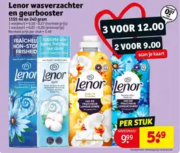 Kruidvat Lenor wasverzachter en geurbooster aanbieding
