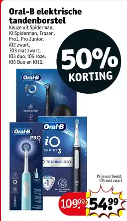 Kruidvat Oral-B elektrische tandenborstel aanbieding