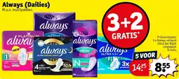 Kruidvat Always dailies aanbieding