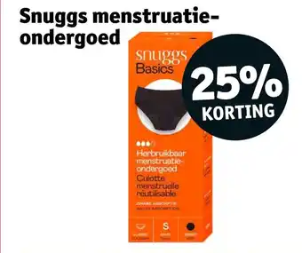 Kruidvat Snuggs menstruatie ondergoed aanbieding