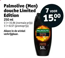 Kruidvat Palmolive men douche limited edition aanbieding