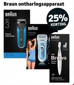 Kruidvat Braun ontharingsapparaat aanbieding