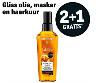 Kruidvat Gliss olie masker en haarkuur aanbieding