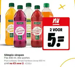 Jumbo Slimpie siropen aanbieding