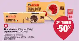 Delhaize Tiramisu aanbieding