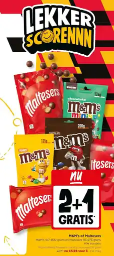 Jumbo M&M’s of Maltesers aanbieding