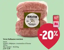 Delhaize Verse Italiaanse worsten aanbieding
