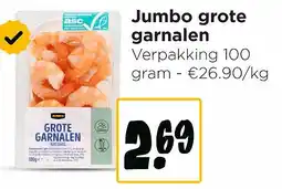 Jumbo Jumbo grote garnalen aanbieding