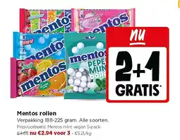 Jumbo Mentos rollen aanbieding