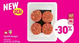 Delhaize Smash burger aanbieding