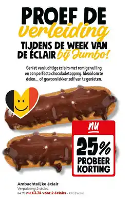 Jumbo Ambachtelijke éclair aanbieding