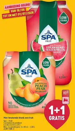 Delhaize Niet-bruisende drank met fruit aanbieding