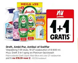 Jumbo Dreft, Ambi-Pur, Antikal of Swiffer aanbieding