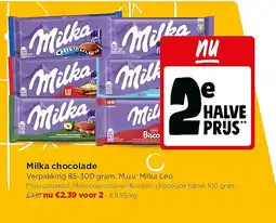 Jumbo Milka chocolade aanbieding