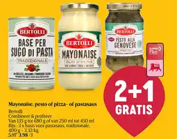 Delhaize Mayonaise, pesto of pizza- of pastasaus aanbieding