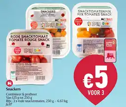 Delhaize Snackers aanbieding