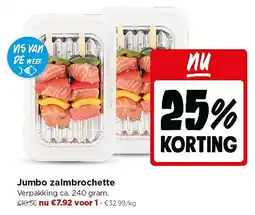 Jumbo Jumbo zalmbrochette aanbieding