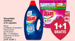 Delhaize Wasmiddel, vloeibaar of in capsules aanbieding