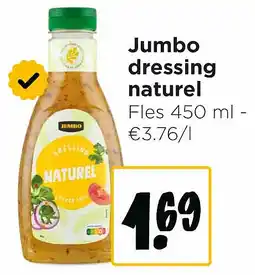 Jumbo Jumbo dressing naturel aanbieding