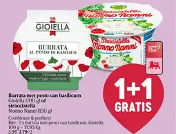 Delhaize Burrata met pesto van basilicum aanbieding