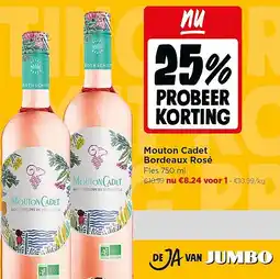 Jumbo Mouton Cadet Bordeaux Rose aanbieding