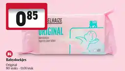 Delhaize Babydoekjes aanbieding