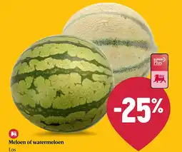 Delhaize Meloen of watermeloen aanbieding