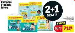 Kruidvat Pampers bigpack luiers aanbieding