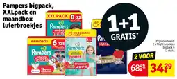 Kruidvat Pampers bigpack XXL pack en maandbox luierbroekjes aanbieding