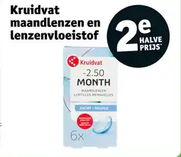 Kruidvat Kruidvat maandlenzen en lenzenvloeistof aanbieding