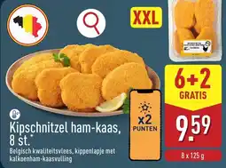 ALDI Kipschnitzel ham-kaas aanbieding