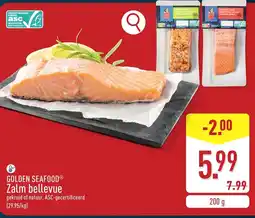 ALDI Golden seafood zalm bellevue aanbieding